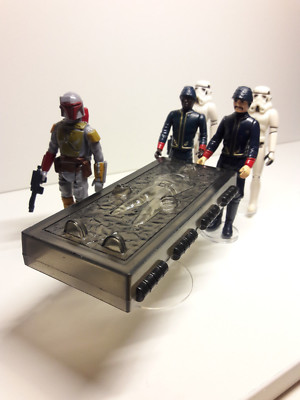 Horizontal Han Carbonite Display Stand (stand only) - Star Wars Kenner POTF 