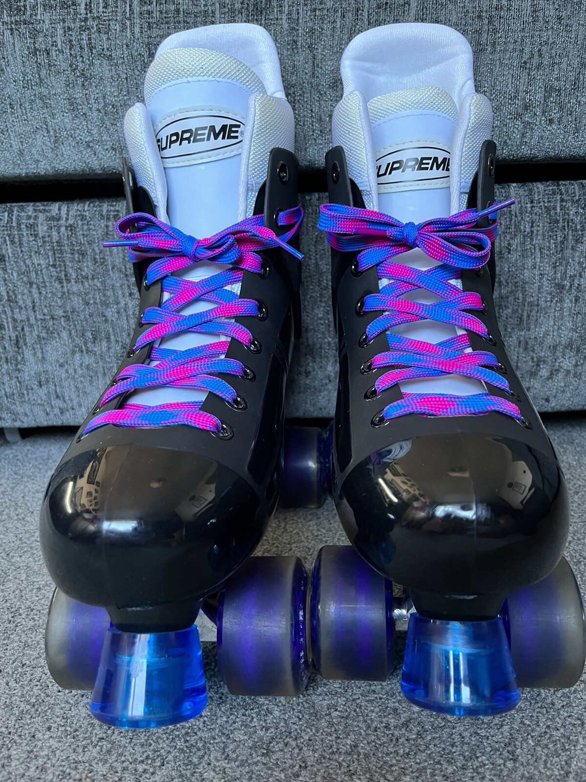 Supreme Turbo 33 Roller Skates Uk 10 Moxi Gummy Wheels Abec 11 Bauer