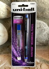 NEW uni-ball KURU TOGA Blue Black Mechanical Pencil 0.5mm with HB Lead Refills