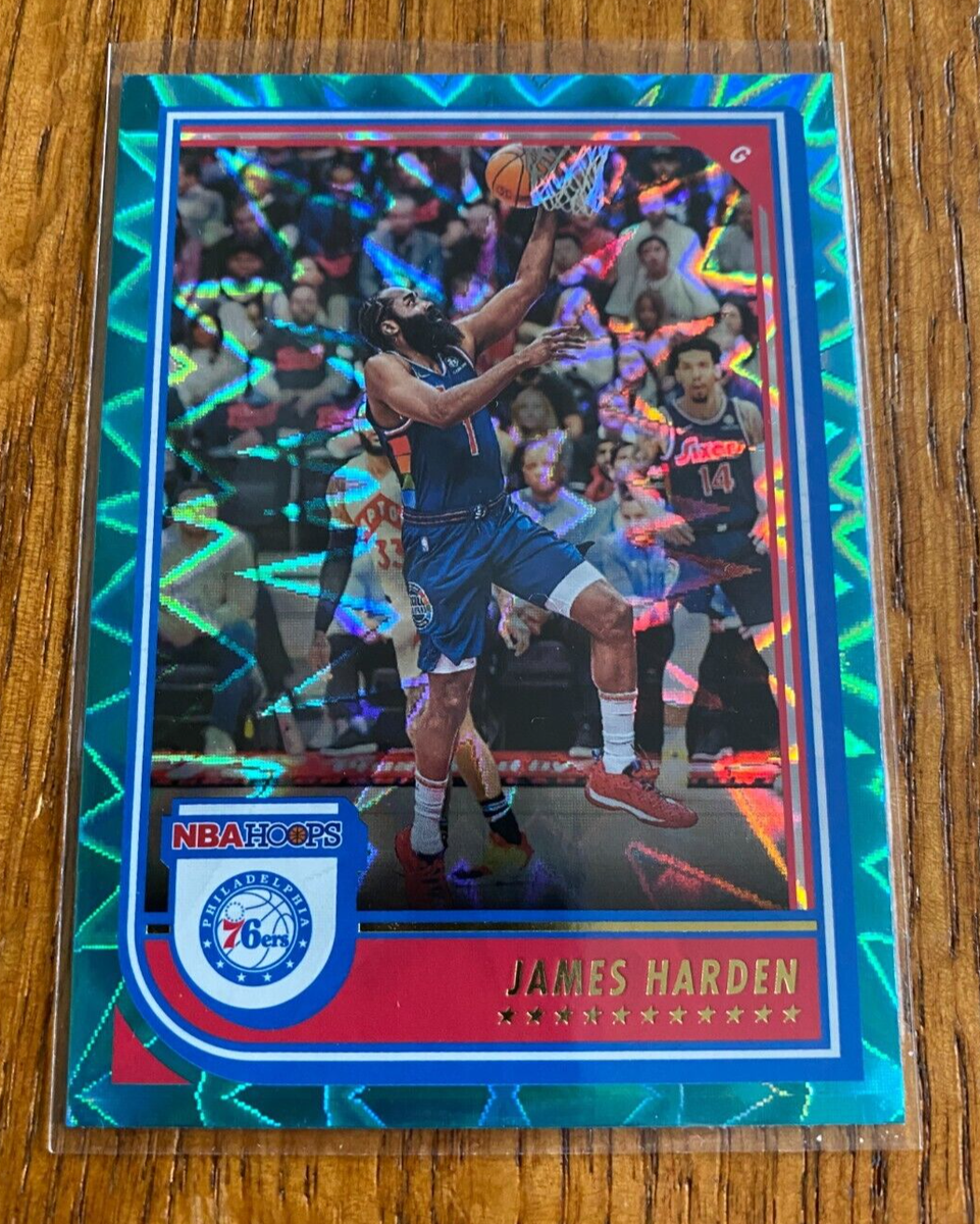 2022-23 Hoops James Harden #29 Blue Explosion Parallel