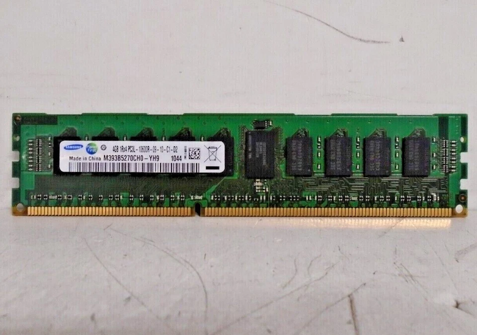 Used Samsung 4GB Server RAM LOT OF 8 | M393B5270CH0-YH9 | 1Rx4 - PC3L-10600R - Image 2 of 4