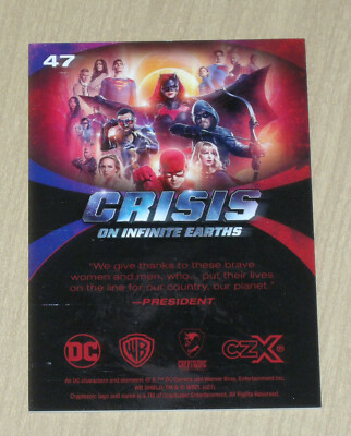 2021 CZX Cryptozoic Crisis Infinite Earths GREEN parallel