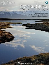 Grieg Piano Concerto in A Minor Op. 16 Sheet Music Minus One Piano NEW 000400115
