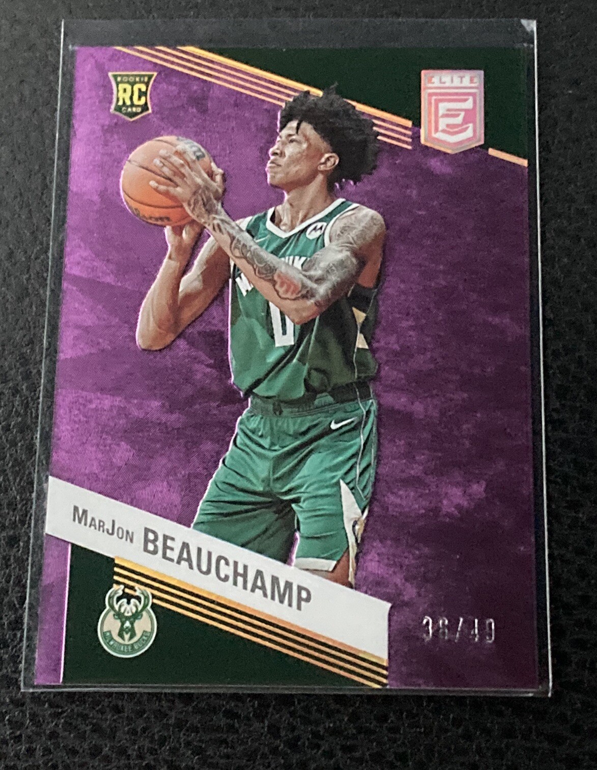 2022-23 Donruss Elite MarJon Beauchamp RC Rookie Purple Foil /49 #249