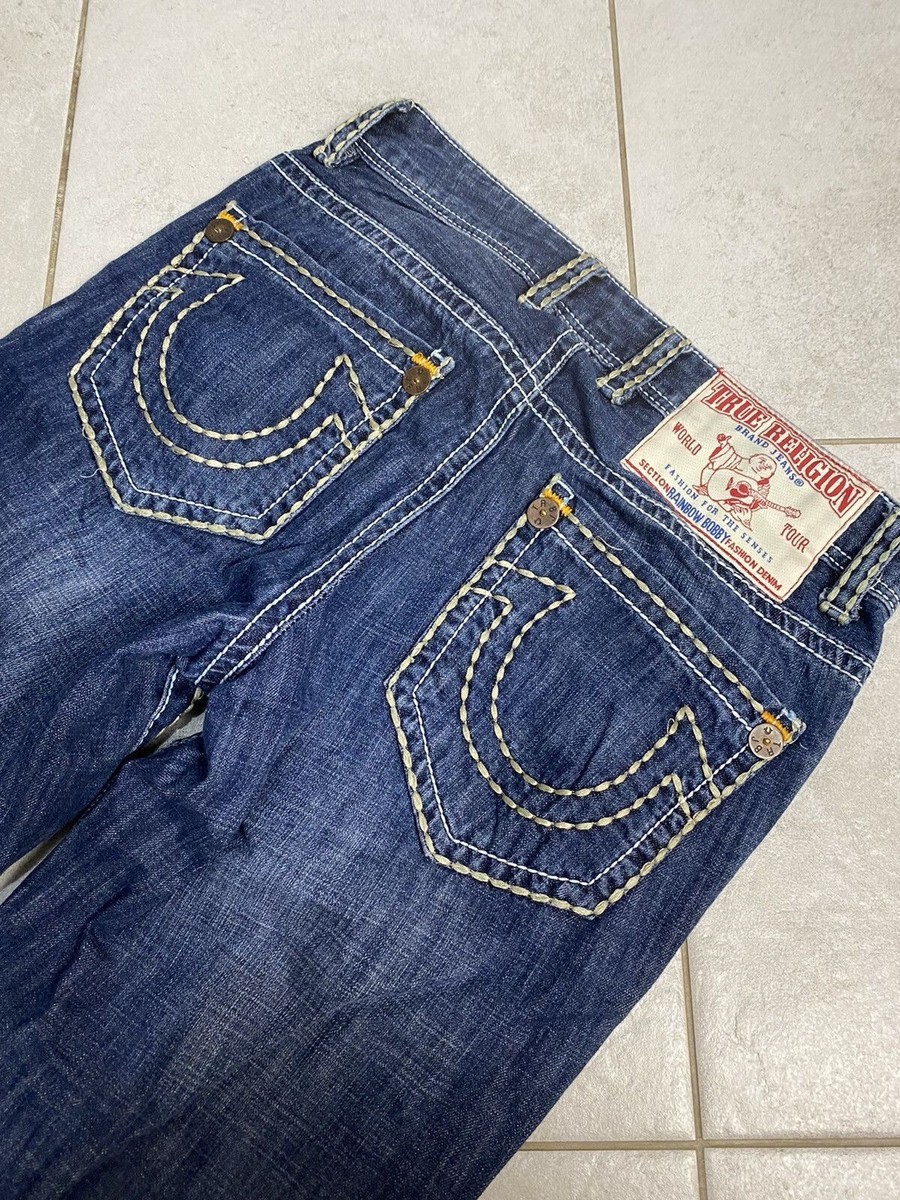 Rare True Religion 32 Drip Y2K Denim Pants Travis Vibe | eBay