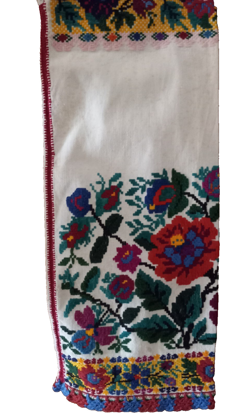 SUPER RARE UKRANIAN  HAND EMBROIDERED HOMESPUN LI… - image 5