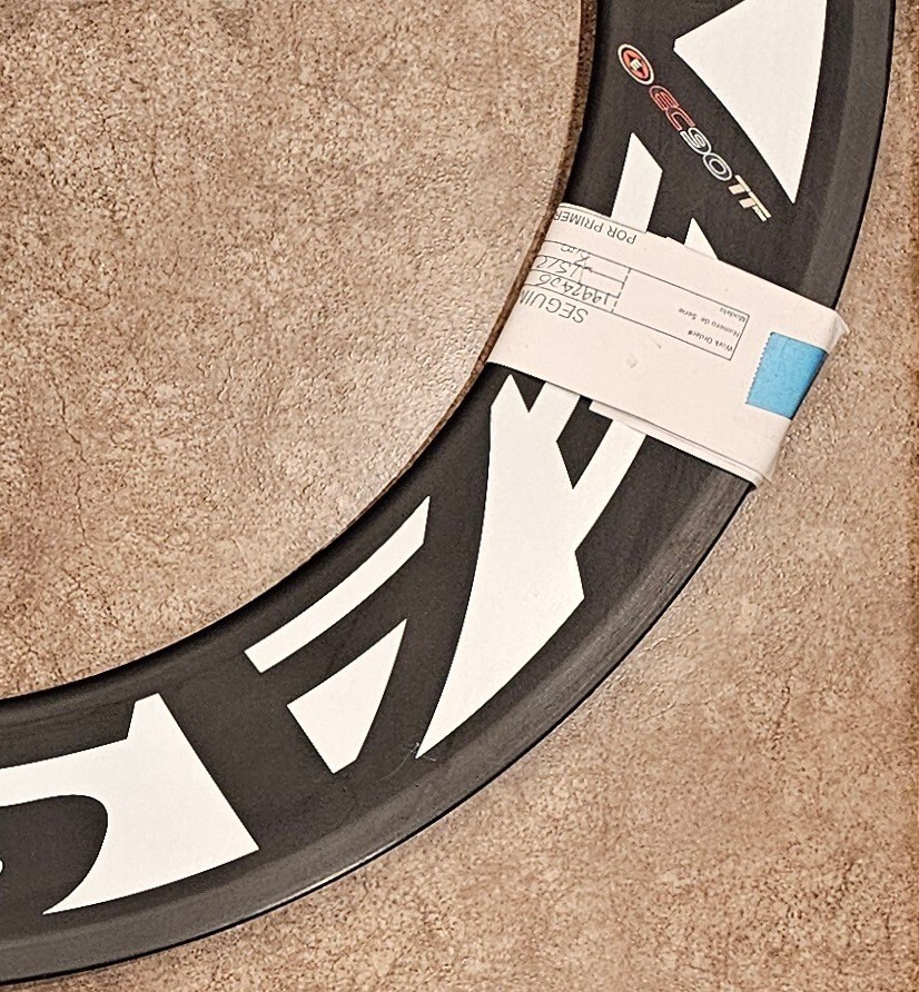 EASTON FRONT RIM EC90 TT TIME TRIAL CARBON FIBER TUBELESS EASTON FRONT RIM EC90 TT TIME TRIAL CARBON FIBER TUBELESS