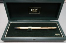 Cross Century 18k Gold Filled Ballpoint Pen Made In USA In Box Mint 