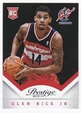 2013-14 panini prestige Glen Rice Jr. RC card #192. Washington Wizards