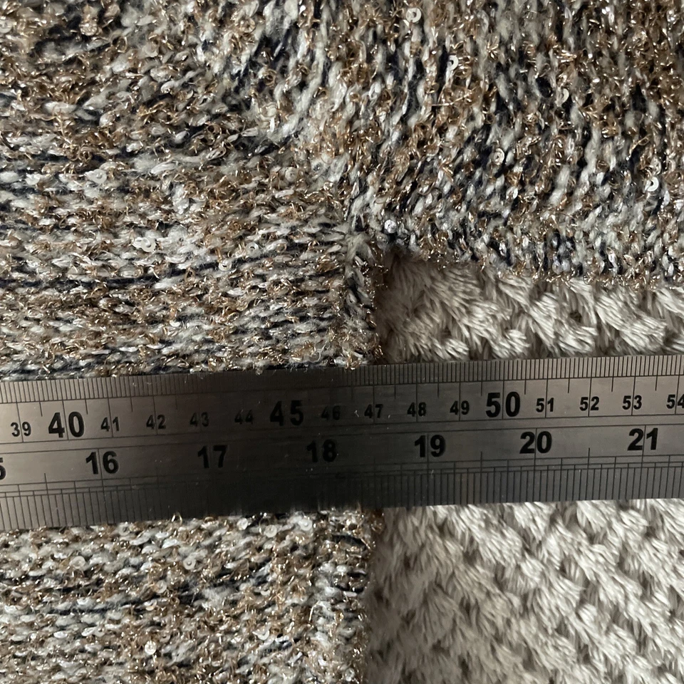 MODA BY GEORGE WOMENS JACKET ZIP UP SIZE UK 18 KNITTED ROUND NECK - Image 4 of 4