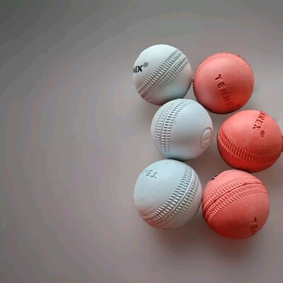 Cricket SPIN Ball Gummi Cricketbälle mit Naht sehr langlebig (6 pro Packung)