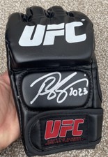 Renzo Gracie signed UFC glove