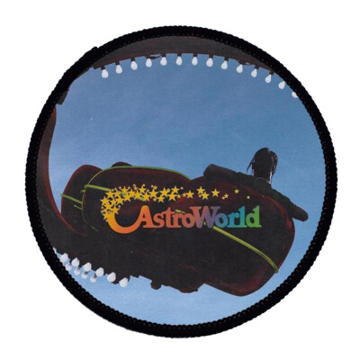 Rund bedruckter Patch - Astroworld Travis Scott Aufnäher Abzeichen in 3 Größen