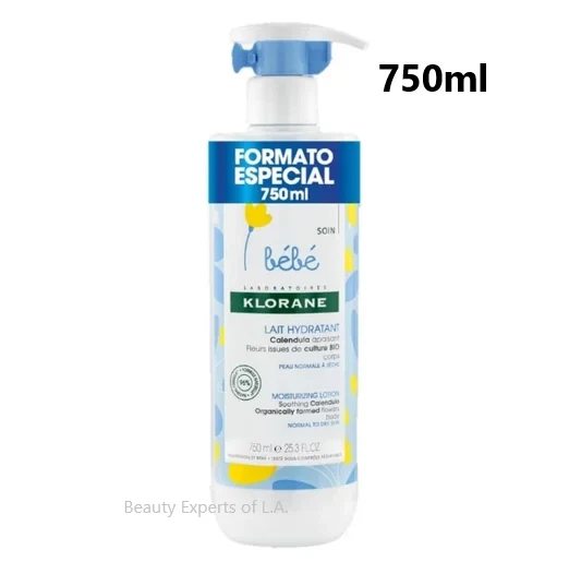 Klorane Bebe Baby Moisturizing Lotion 750ml / 25.3oz Exp 09/2026 - Image 3 of 3