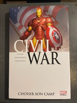 T-shirt Marvel Civil War - Blanc, Graphique, Taille 2XL, Neuf Avec étiquettes