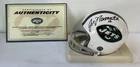 Joe Namath Signed Authentic New York Jets Mini Helmet Autographed W/COA