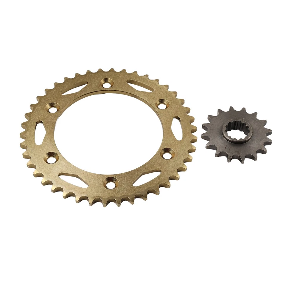 Front & Rear Drive Chain Sprocket 16T 42T For Honda CBR1000RR 2004-2019 Foto 3 de 4