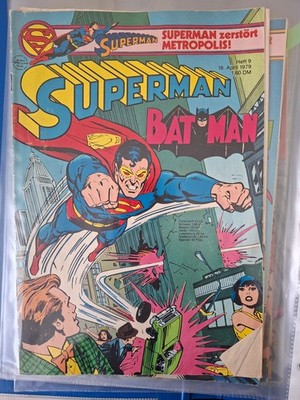 Superman Batman Heft 9 1979 - Z2+ Direkt aus der Druckerei
