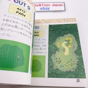 Nintendo Famicom Disk System MARIO GOLF JAPAN COURSE NES 1987 Tested ＆ Work...