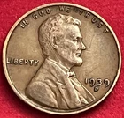 1939-D Lincoln Wheat Cent EF Details Denver Mint Nice Example JC1368