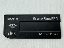 Sony Genuine Memory Stick Pro Magic Gate 1GB MSX-1GS Camera Memory Card - Tested