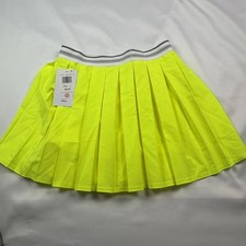 Wilson Youth Girl Large Tennis Yellow Skirt Athletic Skort New  Item 258 