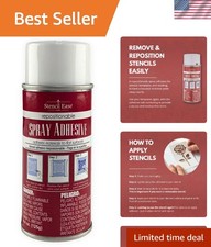 Dual-Use Spray Adhesive for Crafts - Temporary Permanent Adhesion - 4.4 oz