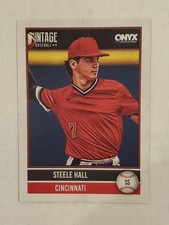STEELE HALL 2026 Onyx Vintage BASE CARD #OVSTHA Reds