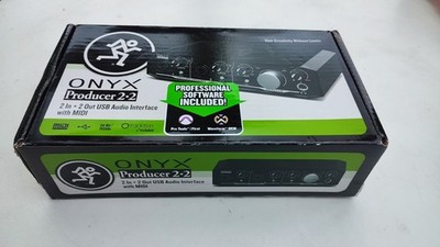 USB Audio/Midi Interface Mackie Onyx Producer 2x2   wie neu Phant. +48 V