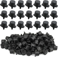 100Pcs Drip Irrigation Emitters,Adjustable Drippers Black-100pcs