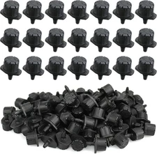 100Pcs Drip Irrigation Emitters,Adjustable Drippers Black-100pcs