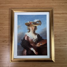 Framed Print Elizabeth Louise Vigee Le Brun Self Portrait Artist 40mm X 33mm