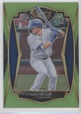 2021 Panini Select Premier Neon Green Prizm 2/99 Gavin Lux #139 no9