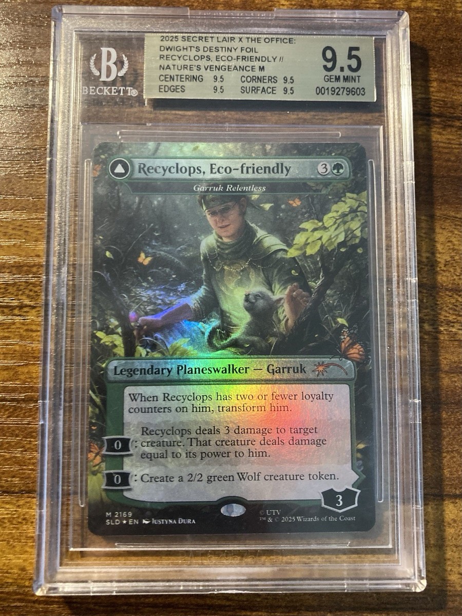 MTG✨RECYCLOPS, ECO-FRIENDLY (Garruk Relentless) Flip FOIL✨SLD