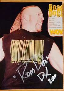 ROAD DOGG signed 5 X 7 photo  WWE WWF DX pro wrestling New Age Outlaws 