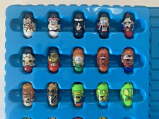 Lot/34 Vintage Mighty Beanz Moose 2010 Incl Rare Star Wars Marvel Series 1 Beans