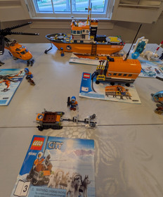 LEGO City 2014 Arctic Bundle Lot 60062 60034 60035 &ndash; Mixed Completeness - EUC