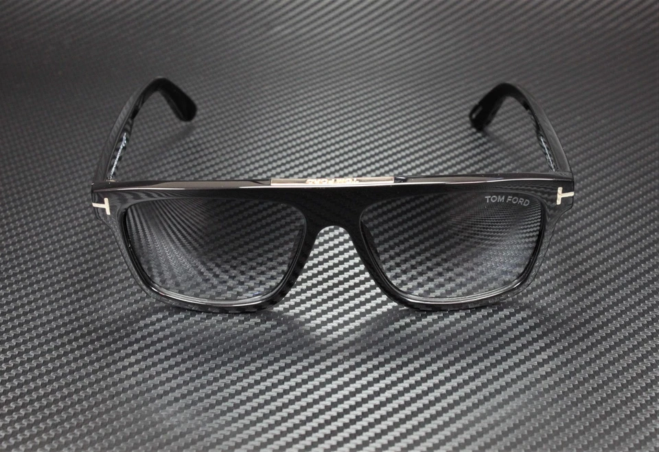 Gafas de sol para hombre Tom Ford Cecilio-02 FT0628 01B negro brillante degradado humo 57 mm Foto 2 de 4