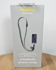 Heyday Artist Series Crossbody Phone Strap Faux Leather 15.75" to 25.6" Length