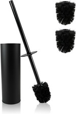 Stainless Steel Toilet Brush,Toilet Bowl Brush  Holder Set,Scratch Resistant