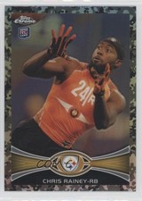 2012 Topps Chrome Military Refractor 19/499 Chris Rainey #53 2u8