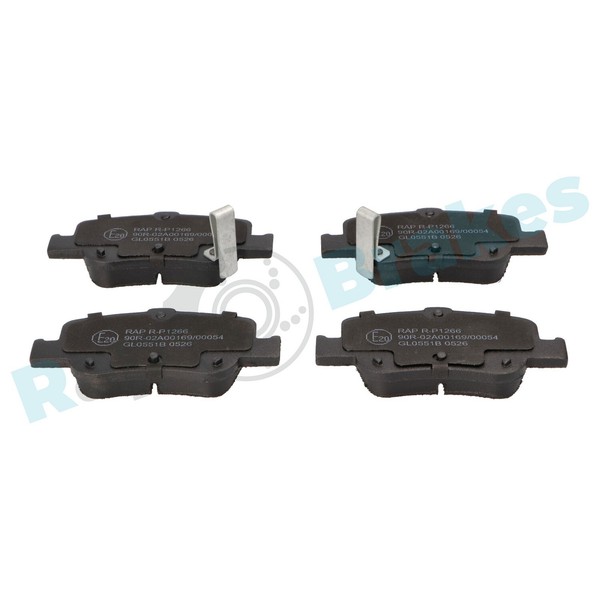 Bremsbelagsatz Scheibenbremse Rap Brakes R-P1266 FüR Toyota Auris Corolla NRE150-image