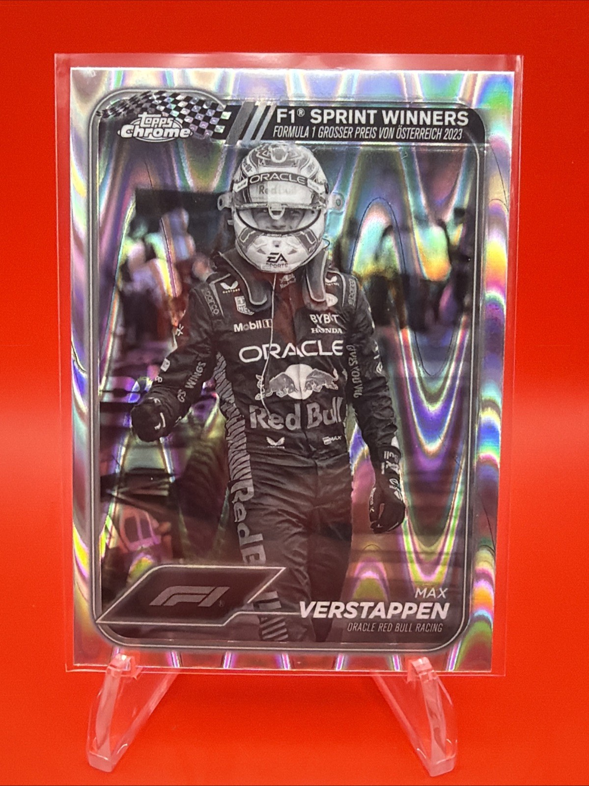 2024 Topps Chrome Formula 1 - Sprint Winners Max Verstappen #149 Black &...