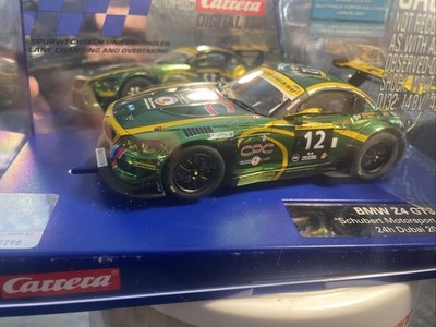 carrera digital 132 slot car BMW Z4 GT3 Schubert Sports #12 24h Dubai 2013
