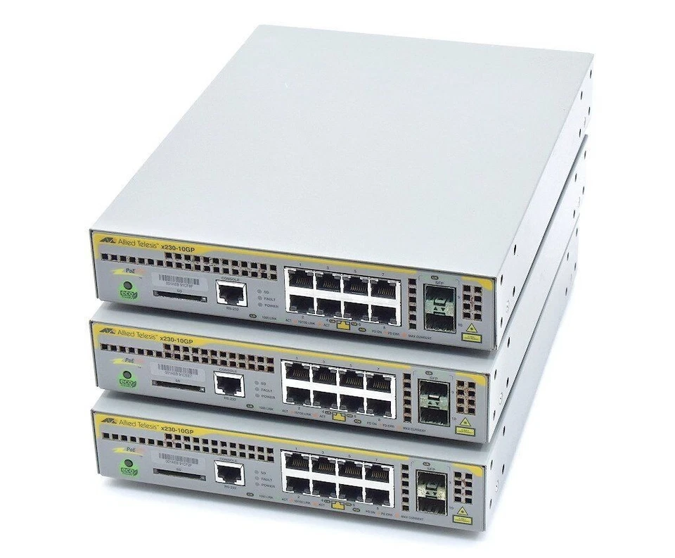 Allied Telesis AT-x230-10GP-R-10 POE+ Ethernet Switch - Image 2 of 2