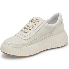 Dolce Vita Womens Dolen Sneaker White Leather US 9.5