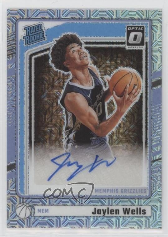 2024-25 Donruss Optic Rated Rookie Signatures Choice Prizm Jaylen Wells #327