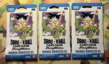 3 Dragon Ball Fusion World Card Game Manga Booster SB01 Booster Packs (English)