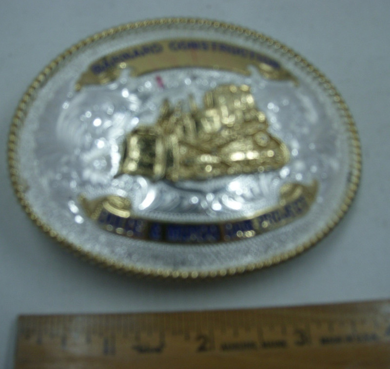 Montana Silversmith B67674K24B  Dulce & Mundo Dam Project Western Belt Buckle