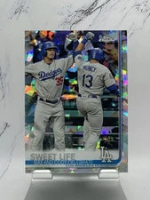 2019 TOPPS CHROME SAPPHIRE EDITION  CODY BELLINGER MAX MUNCY SWEET LIFE   #202